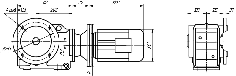 мотор-редуктор UD-KAF77.jpg